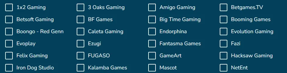 Top Casino Spieleanbieter bei Velorbet Online Casino