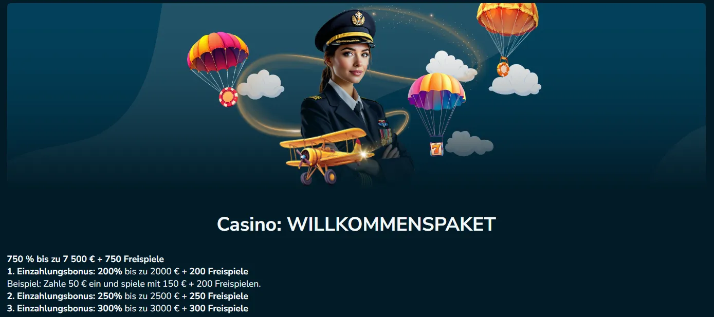 Velorbet Casino Willkommensbonus und Einzahlungsbonus